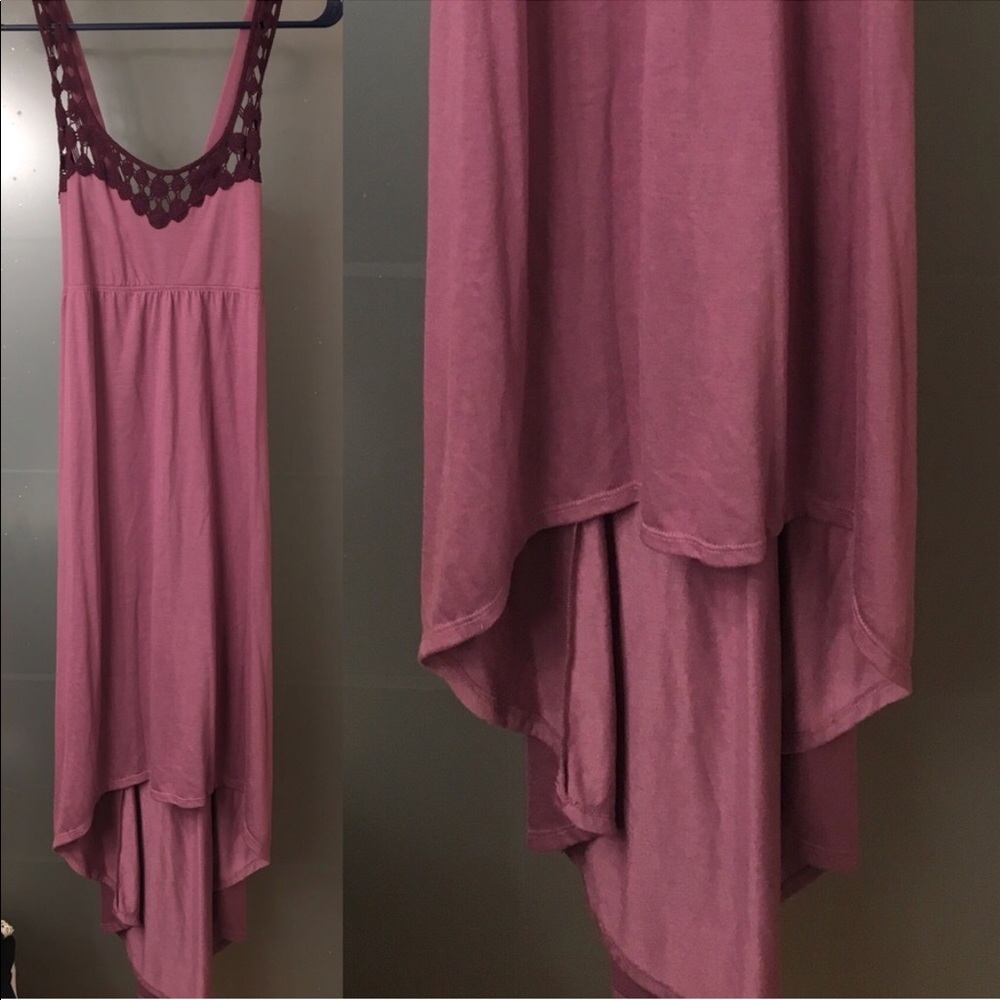 Violet High Low Dress